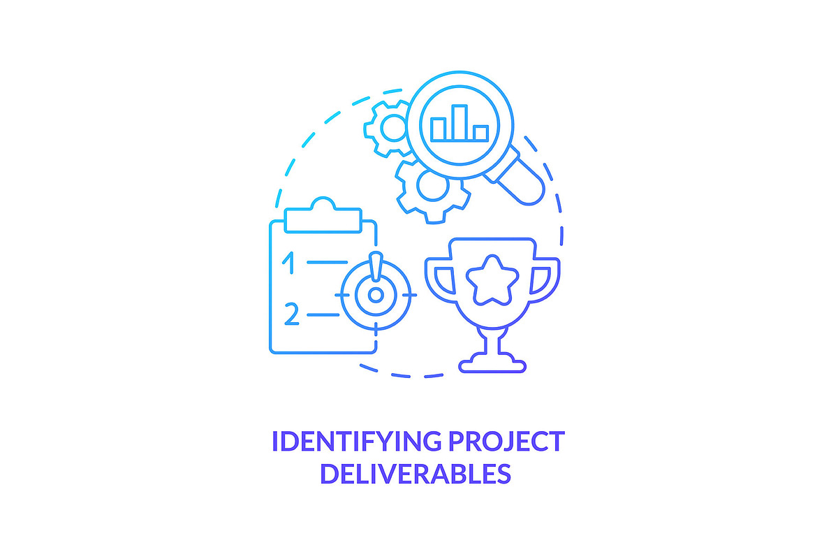 Identifying project deliverables, an Icon by IMG Visuals