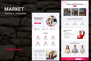 MARKET- Responsive HTML Landing Page