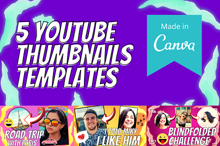 Canva YouTube Thumbnail Templates 1