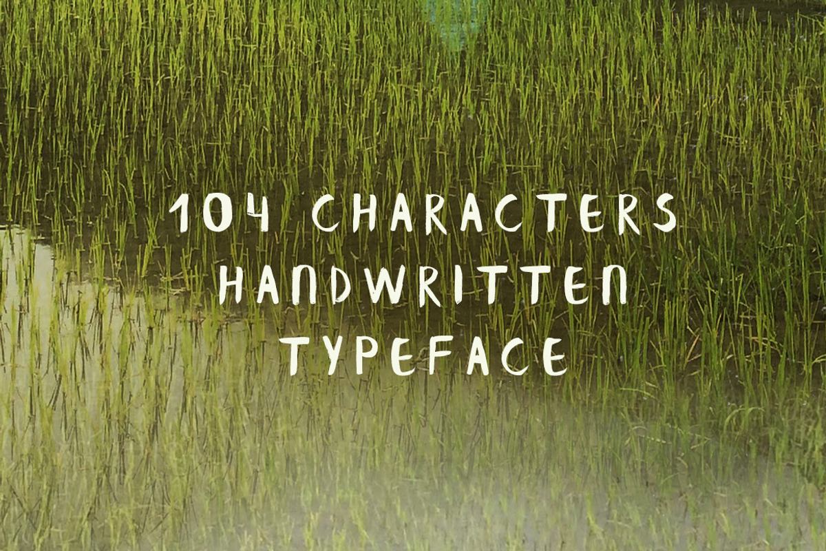 Banaue Handwritten brush font preview 2
