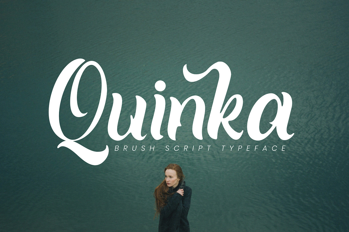 Quinka - Casual Script Font, a Script Font by Pixesia Studio (Photo 1 of 11)