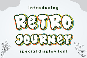 Retro Journey, a Font by Limited.studio