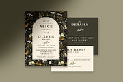 Garden Wedding Invitation Editable, a Design Template by Blue River Studio (Thumbnail 1 of 5)