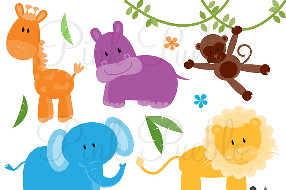 Zoo Animals Photoshop Brushes preview 6