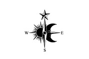 Celestial Compass SVG Bundle, an Illustration by Gaye Art (Thumbnail 26 of 31)