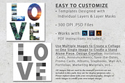 8.5x11 Alphabet Photo Template Pack, a Marketing Template by Loveurstyle Designs (Thumbnail 4 of 4)