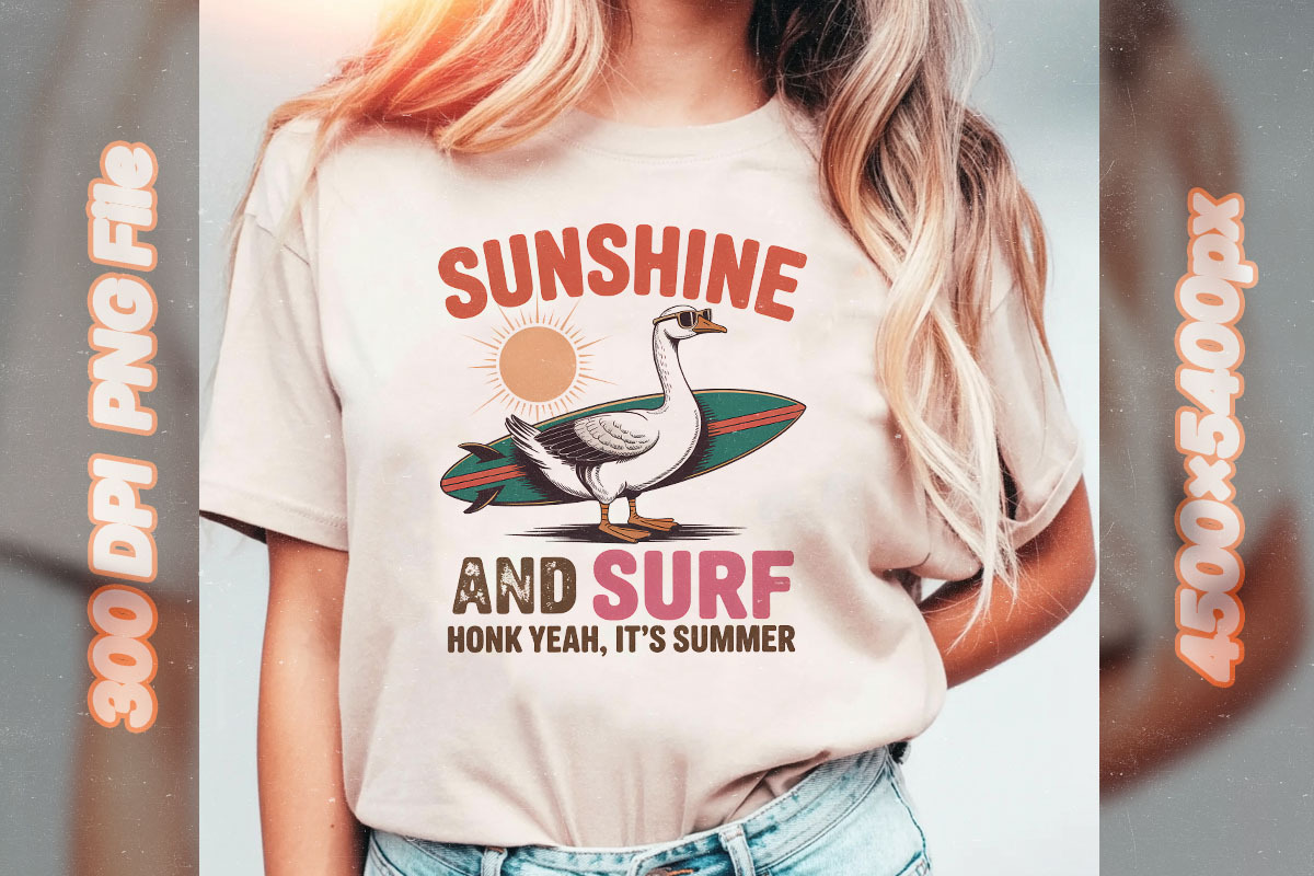 Summer Goose PNG Sublimation Bundle, an Object Graphic by GlitterCraft (Photo 12 of 28)