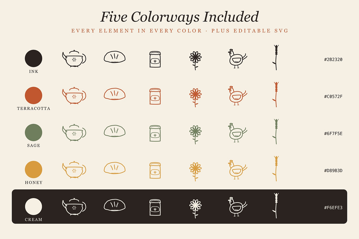 Homestead Kitchen — 67 Elements, an Object Illustration by Art Club (Photo 3 of 7)