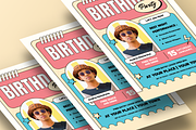 Pop Birthday Party Flyer, a Flyer Template by SquidPixey (Thumbnail 5 of 5)