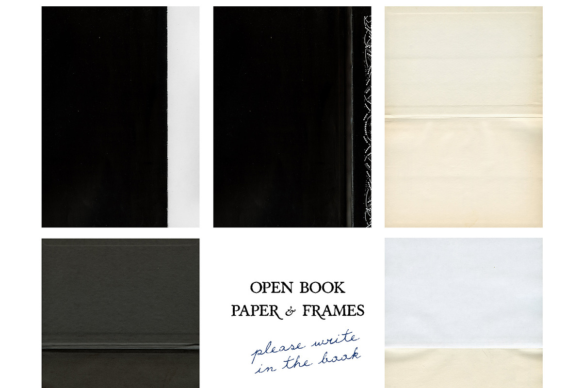 Open Book Paper Scans & Frames, a Texture Graphic by Purple (Photo 10 of 11)