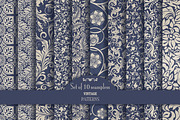 Set of 10 seamless pattern Baroque, a Pattern Graphic by NataLito (Thumbnail 1 of 6)