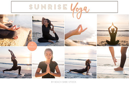 Sunrise Yoga Practice Photo Set