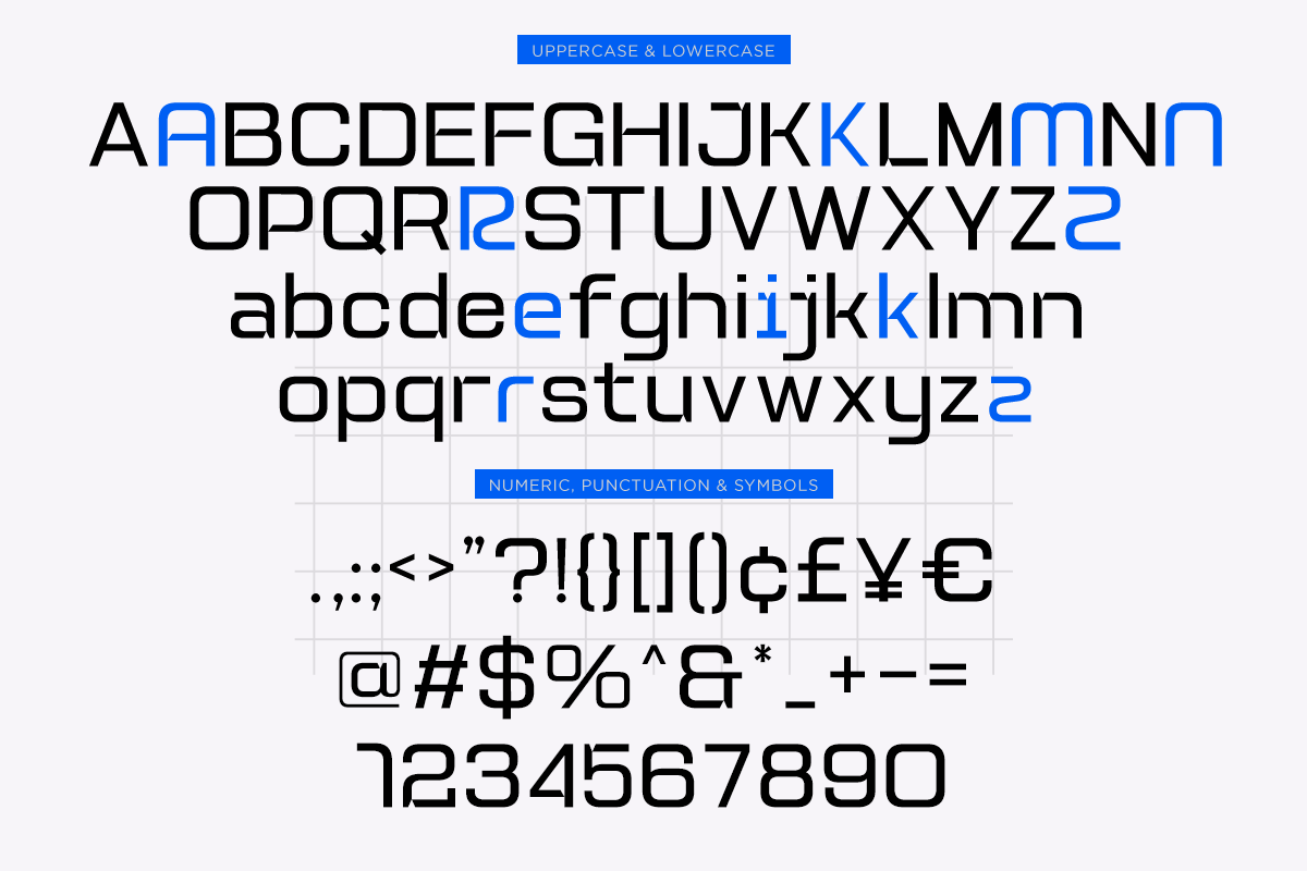 Konect - Futuristic Tech Sans Font, a Sans Serif Font by RagamKata (Photo 10 of 10)