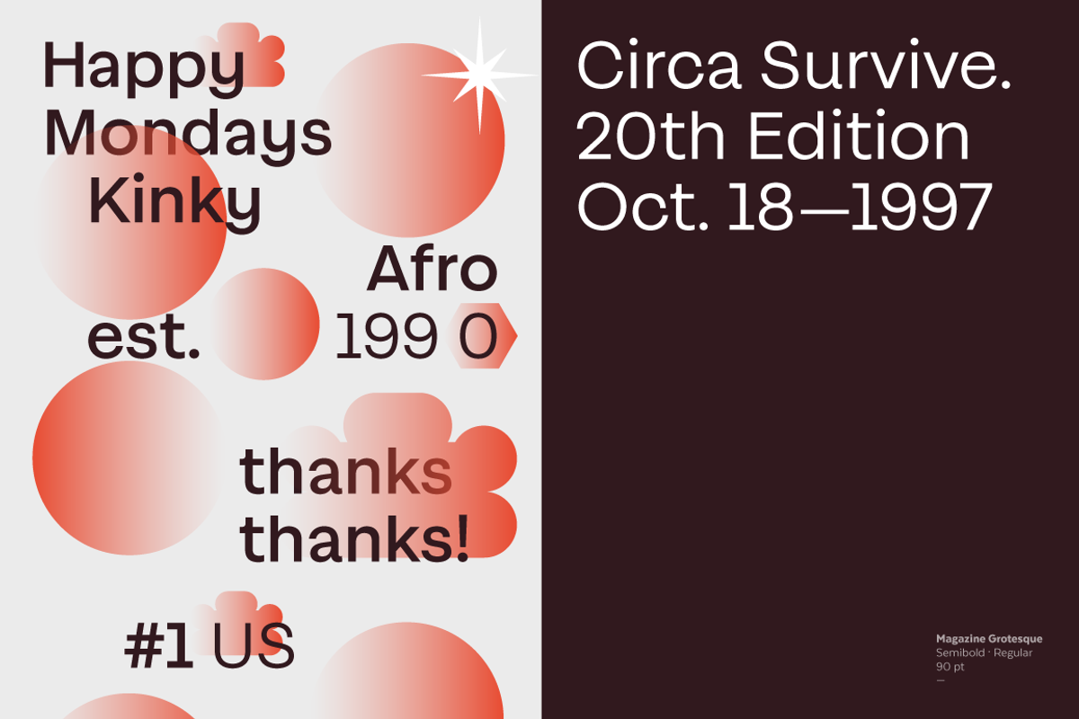 Magazine Grotesque, a Sans Serif Font by Latinotype (Photo 11 of 15)