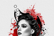 Artistic Watercolor Tattoo Art, an Action Add-On by MRI STUDIO (Thumbnail 17 of 28)