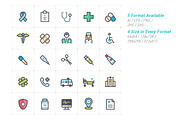 Healthcare Color Icon, an Icon by WORAKAMON Design Studio (Thumbnail 2 of 3)