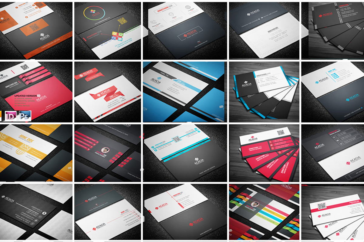 100 BUSINESS CARD (BUNDLE) ONLY $39, a Business Card Template by DesignGhar (Photo 6 of 6)