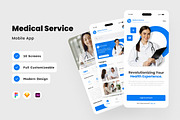 Medical Service - Doctors Mobile App, an App Template by productype1 (Thumbnail 1 of 5)