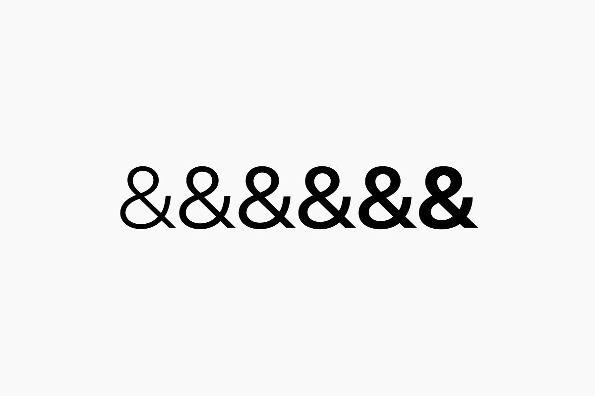 Arbeit - Full Family, a Sans Serif Font by Studio Few (Photo 7 of 7)