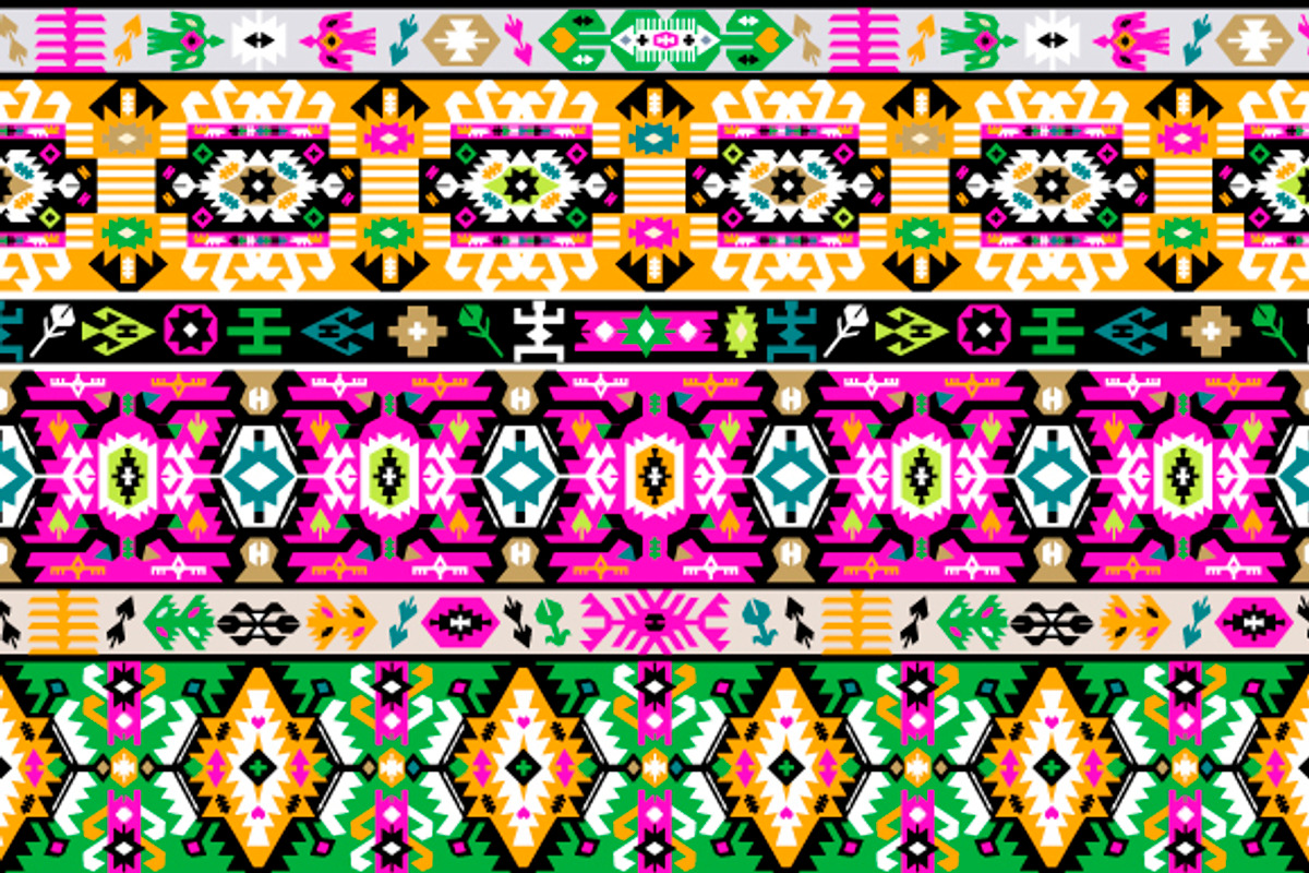 Collection Bright Aztec Patterns, a Pattern Graphic by tomuato (Photo 3 of 4)