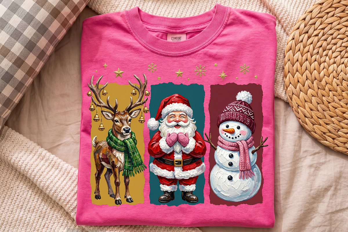 Christmas Santa Reindeer Snowman Png, an Object Illustration by Libby Wishes (Photo 3 of 3)