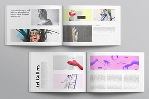 Artful Catalog Layout Landscape