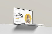 Laptop Mockup, a Device Mockup by ZifaraDesign (Thumbnail 2 of 5)