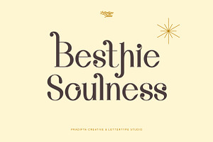 Besthie Soulness A Luxury Serif Font