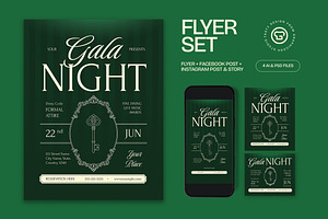 Gala Night Flyer, a Flyer Template by graphicook