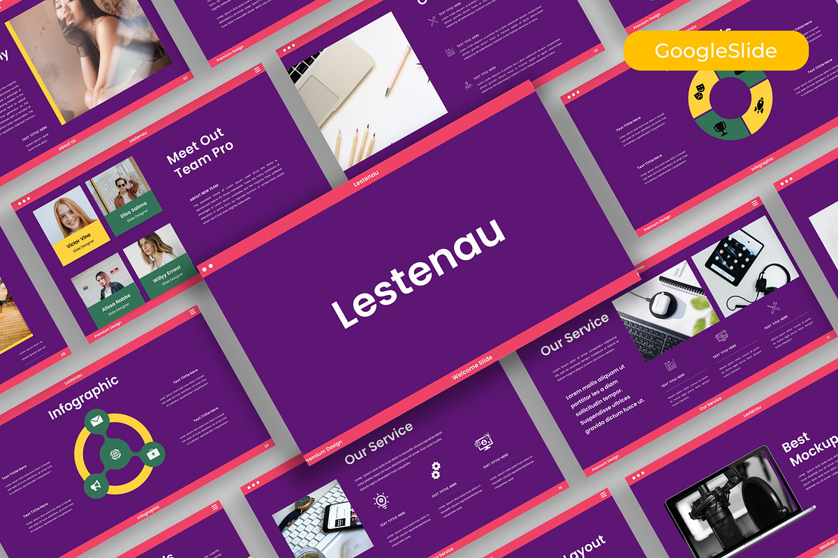 Lestenau – Business Google Slide, a Presentation Template by kreatifreya (Photo 1 of 5)