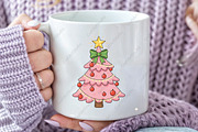 Brushstroke Coquette Christmas Tree, an Illustration by CraftArtStudio (Thumbnail 2 of 4)