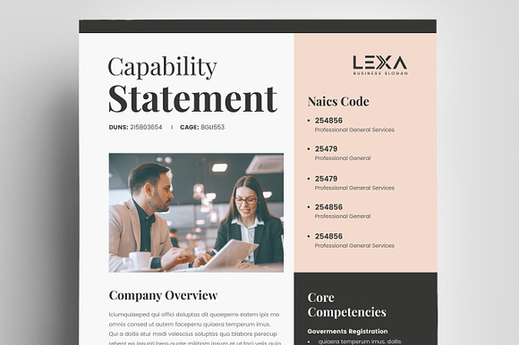 Capability Statement Template preview 7