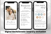 Wedding party itinerary invitation, a Design Template by EvaTemplates (Thumbnail 1 of 5)