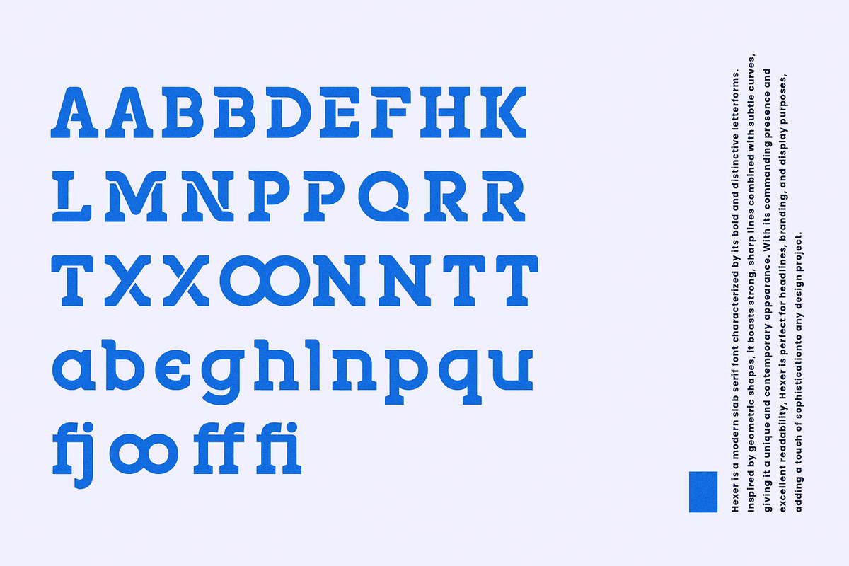 Hexer - Modern Slab Serif, a Slab Serif Font by Variatype (Photo 9 of 10)