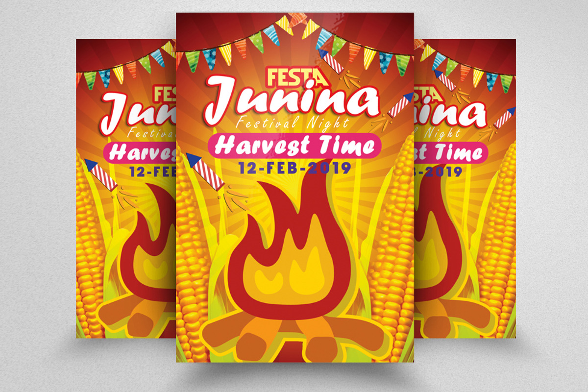 10 Festa Junina Flyer Bundle, a Flyer Template by Design Up (Photo 9 of 11)