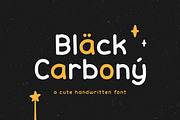 Black Carbony, a Sans Serif Font by Kang1993 (Thumbnail 1 of 7)