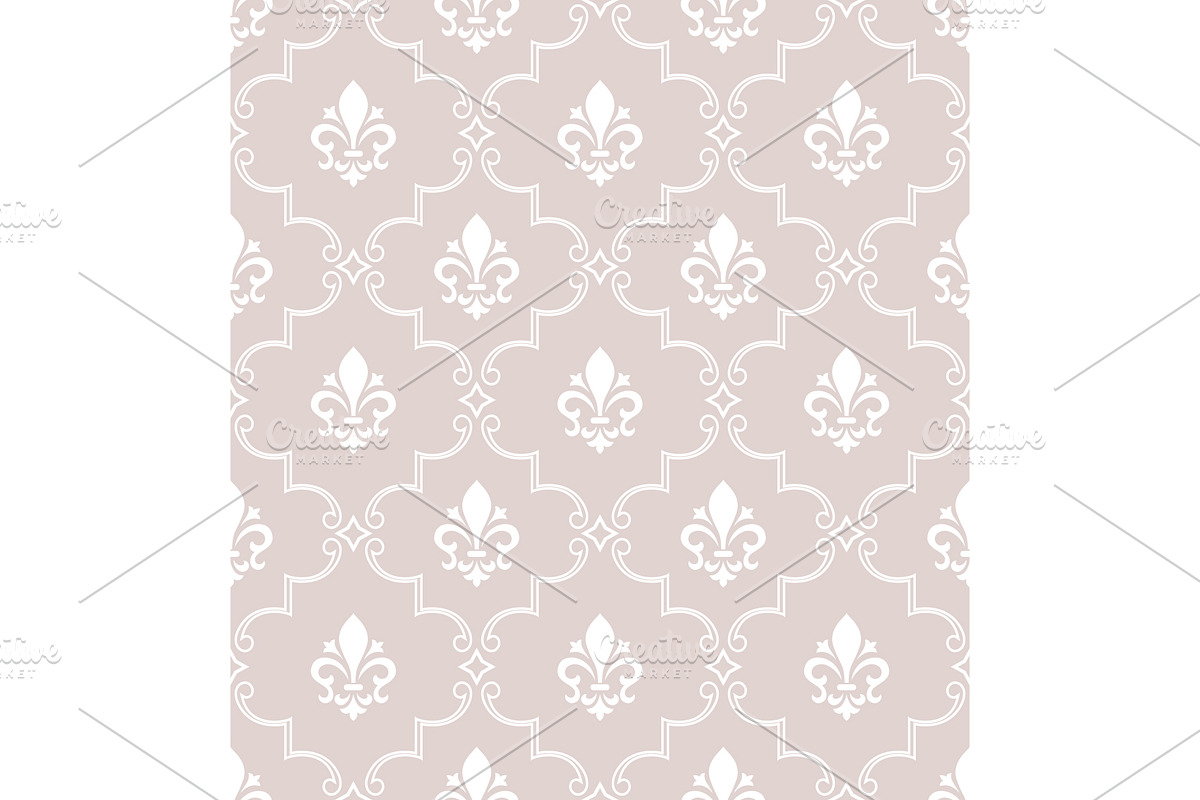 Geometric seamless floral pattern, a Pattern Graphic by RODINA (Photo 1 of 3)