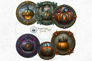 Fantasy Autumn Pumpkins, a Seasonal Illustration by ThatsDesignArt (Thumbnail 11 of 14)