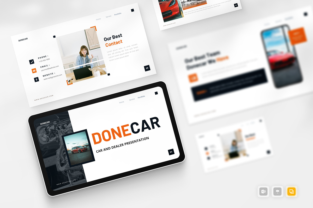 Cars Dealer Presentation GoogleSlide, a Presentation Template by Annora Studio (Photo 1 of 5)