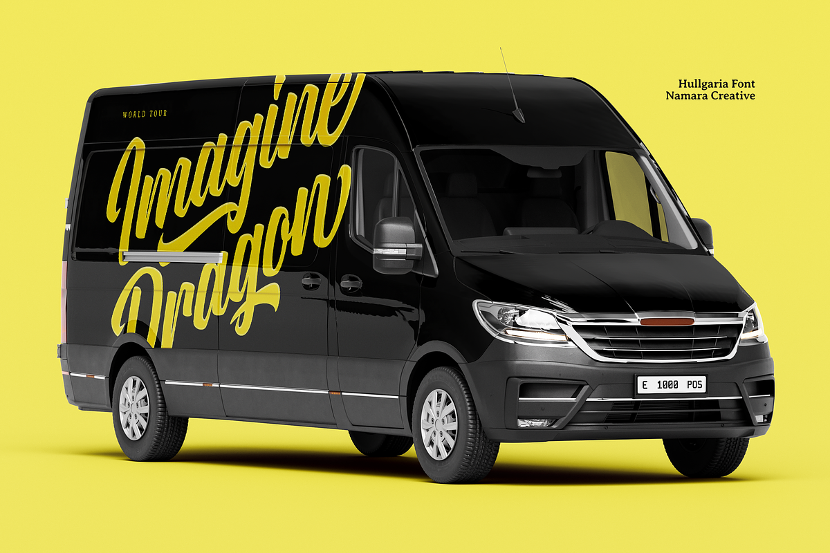 Hullgaria - Bold Script Fonts, a Script Font by Namara Creative Studio (Photo 4 of 12)