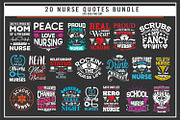 Nurse quotes t shirt design bundle, a Graphic by Uniquesvg99 (Thumbnail 1 of 7)