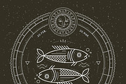 ♓ Pisces Zodiac Symbol, an Object Graphic by painterr (Thumbnail 2 of 2)