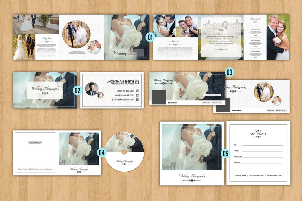 Wedding Photography Marketing Set, a Brochure Template by Template Shop (Photo 1 of 3)
