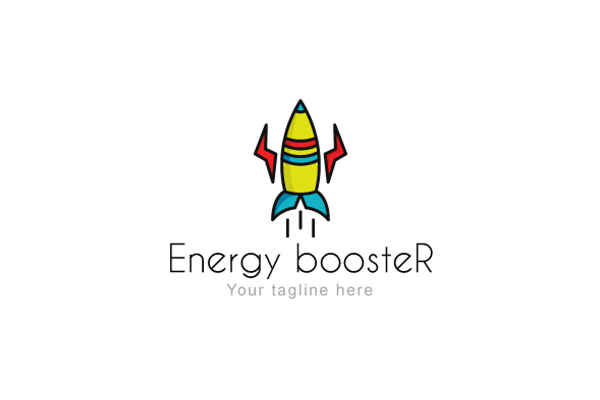 Energy boosteR Logo Template, a Branding & Logo Template by VecRas