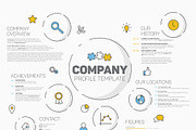 Modern Company Profile Template, a Presentation Template by Orson (Thumbnail 2 of 2)