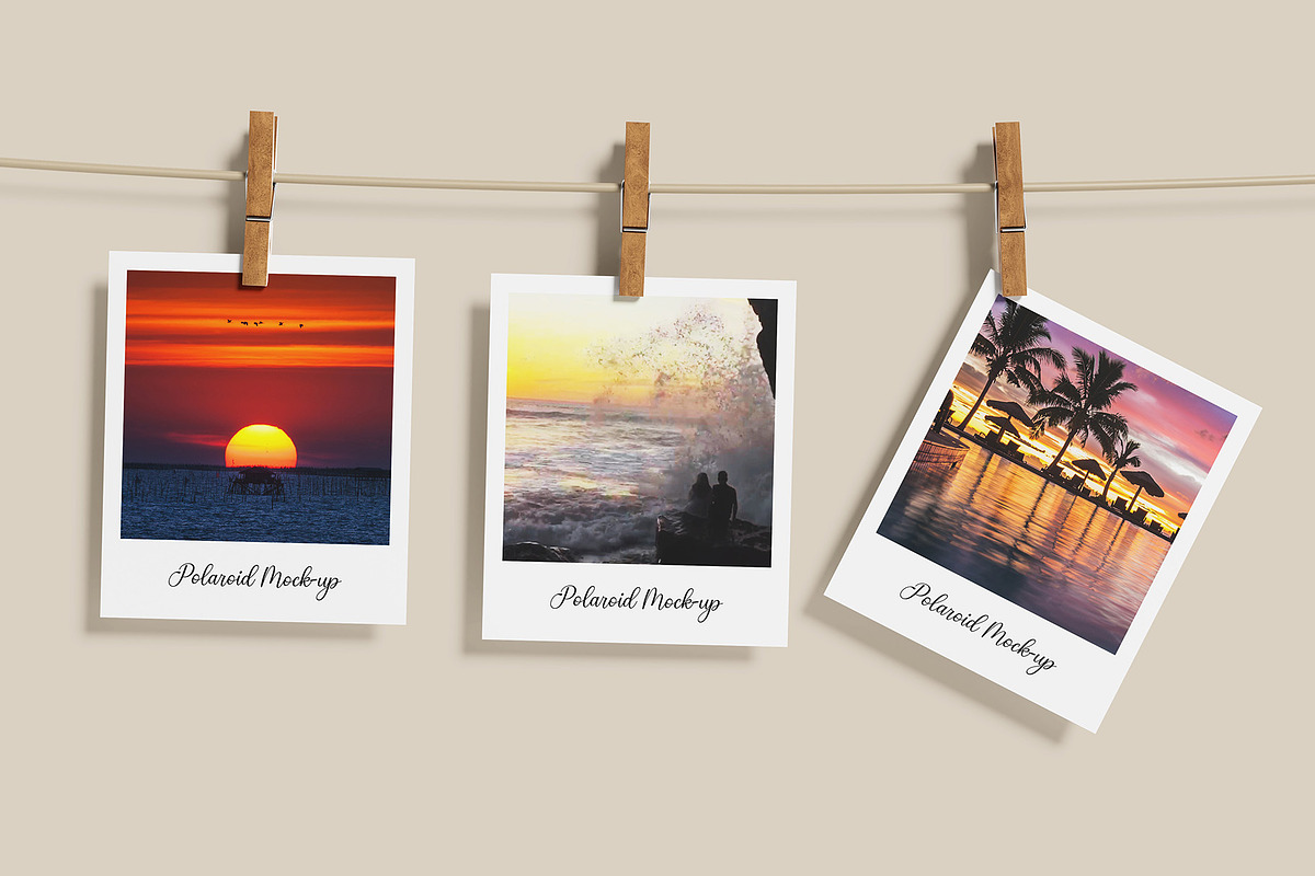 Polaroid Photo Mockup, a Print Template by Difa Design (Photo 6 of 9)