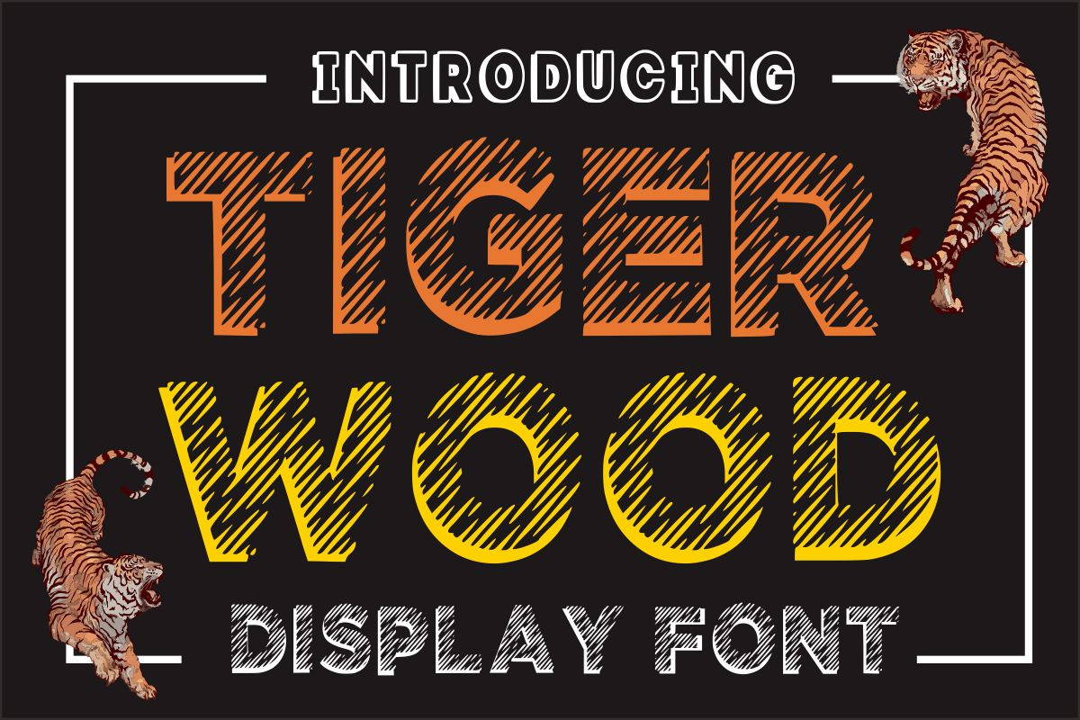 Tiger Wood, a Font by Fourteen Letter (Photo 2 of 9)