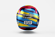 Helmet Mockup - 4 views, a Merchandise Mockup by Illusiongraphic (Thumbnail 4 of 18)