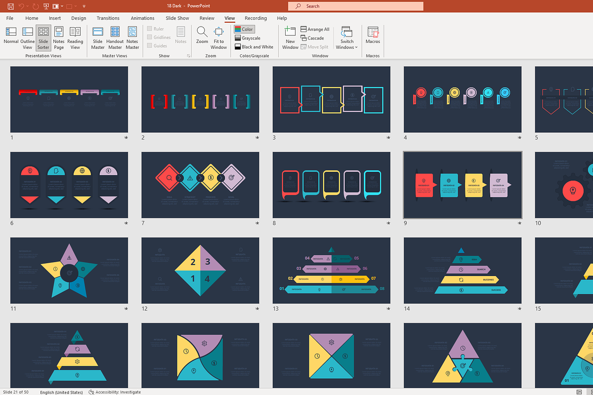 Business Timeline Template, a Presentation Template by Infographics project (Photo 13 of 13)