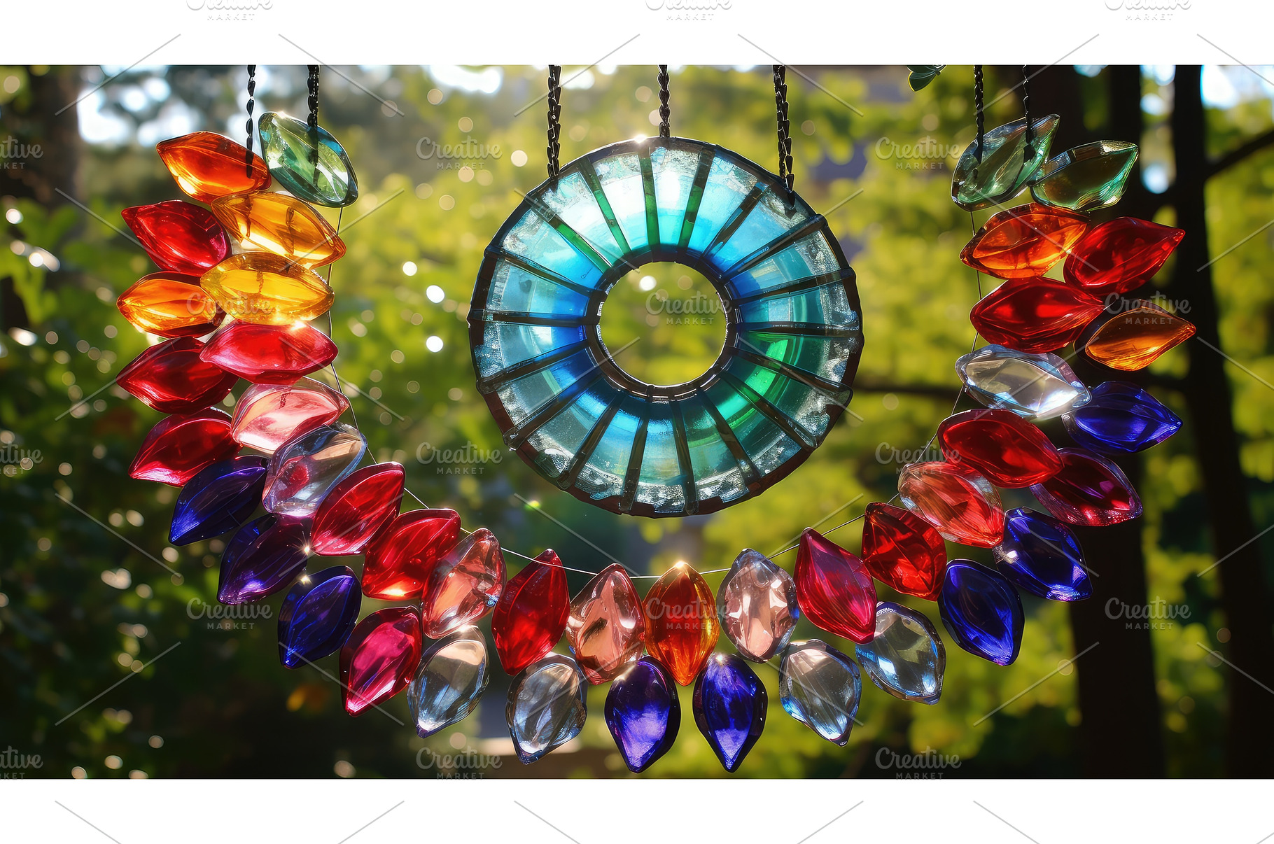 materials sun catcher ai generated, an Abstract Photo by pikepicture